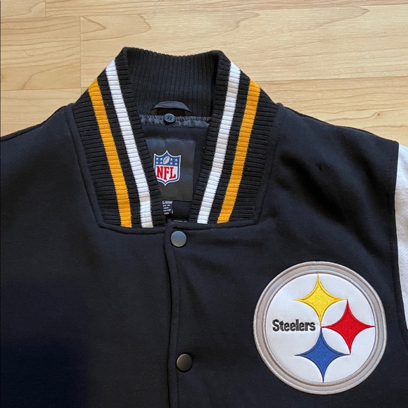 Steelers 6-Time Super Bowl Champions NFL Jacket Black and Yellow G-lll - Picture 6 of 12